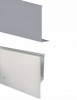 Profil Y balustrady szklanej + maskownica ,2500mm , aluminium , montaż boczny