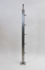 Słupek łączeniowy profil 40 x 40 mm x 960 mm , 5 szt. uchwytów rurki Ø 12 mm , AISI 304 , szlifowany , nierdzewny , do balustrady
