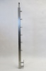 Słupek łączeniowy profil 40 x 40 mm x 1150 mm , 6 szt. uchwytów rurki Ø 12 mm , AISI 304 , szlifowany , MOCOWANIE BOCZNE , nierdzewny , do balustrady