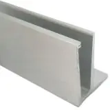 Profil L balustrady szklanej , aluminiowy 1250mm , montaż górny
