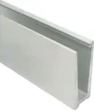Profil U balustrady szklanej , aluminiowy 1250mm , montaż górny 