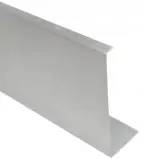 Profil Y balustrady szklanej + maskownica ,2500mm , aluminium , montaż boczny