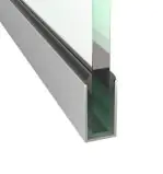 Profil aluminiowy do szkła 10 mm + uszczelki